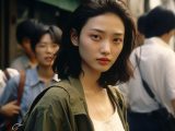 1993年　ストリートスナップ　千葉県　印西市　#ストリートスナップ　#AI美女　　