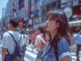 1995年　ストリートスナップ　北海道　旭川市　#ストリートスナップ　#AI美女　　