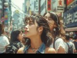 1991年　ストリートスナップ　石川県　小松市　#ストリートスナップ　#AI美女　　