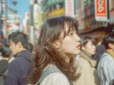 1992年　ストリートスナップ　大阪府　吹田市　#ストリートスナップ　#AI美女　　