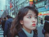 1991年　ストリートスナップ　滋賀県　長浜市　#ストリートスナップ　#AI美女　　